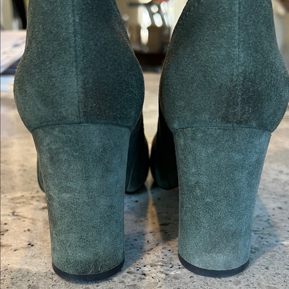 Etienne Aigner Etienne Aigner Marelle Green Green Heeled Boots Size 8 - Picture 6 of 8